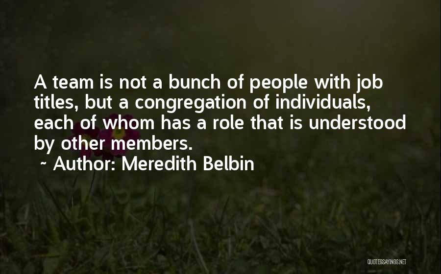 Meredith Belbin Quotes 287150