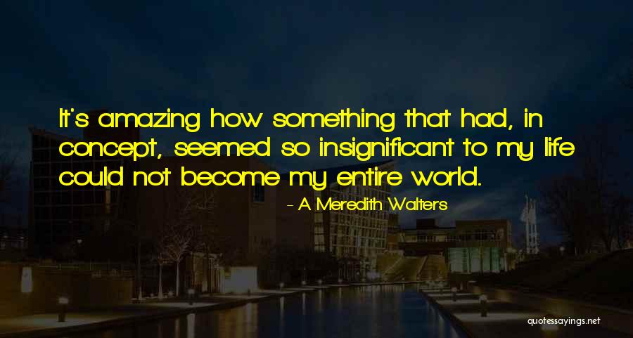 Meredith Life Quotes By A Meredith Walters Meredith Life Quotes By A Meredith Walters