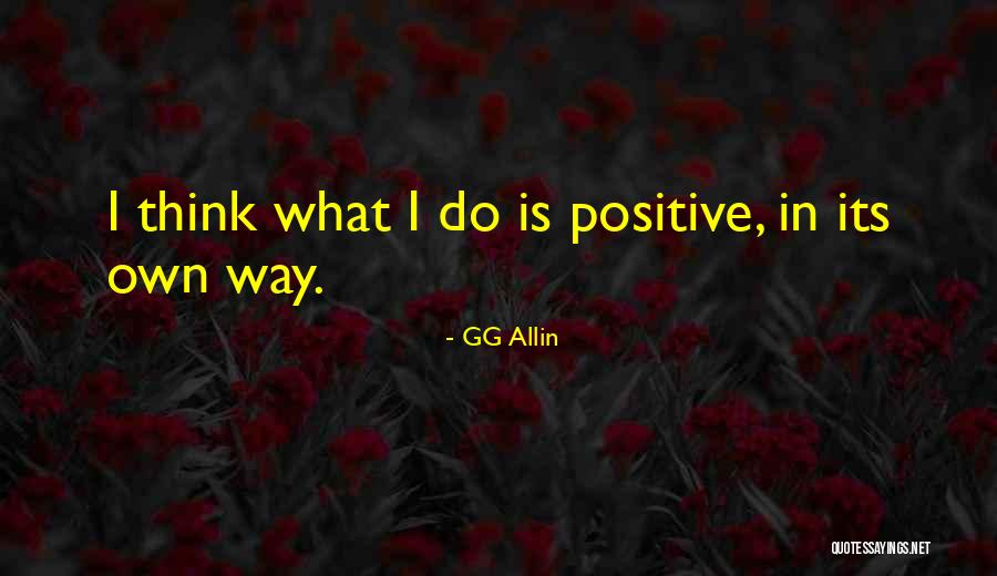 Mergeai Quotes By GG Allin