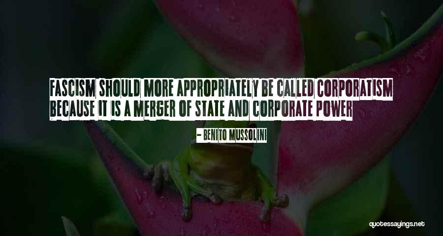 Merger Quotes By Benito Mussolini Merger Quotes By Benito Mussolini