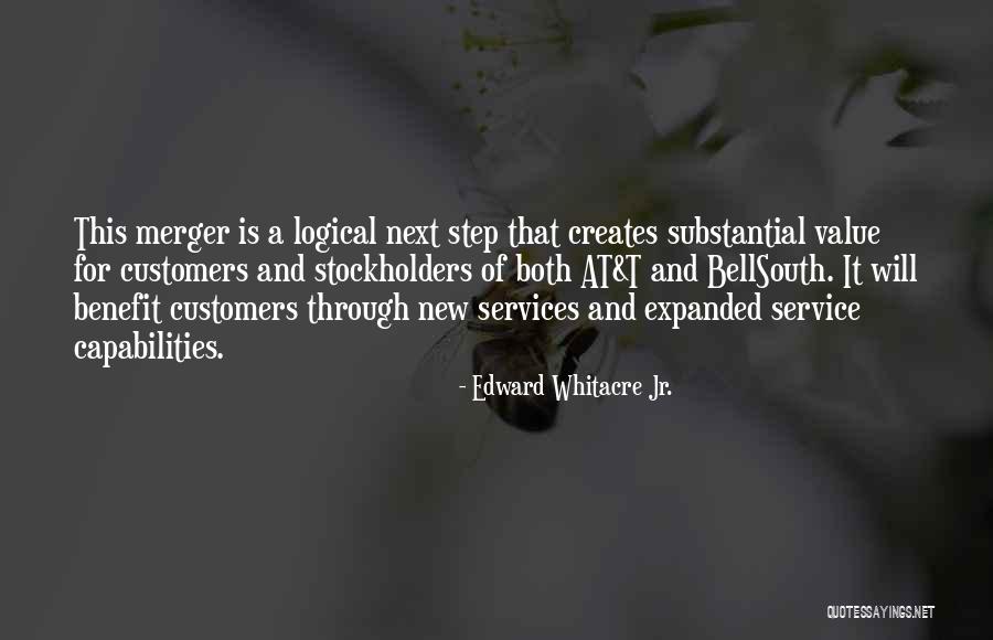 Merger Quotes By Edward Whitacre Jr. Merger Quotes By Edward Whitacre Jr.