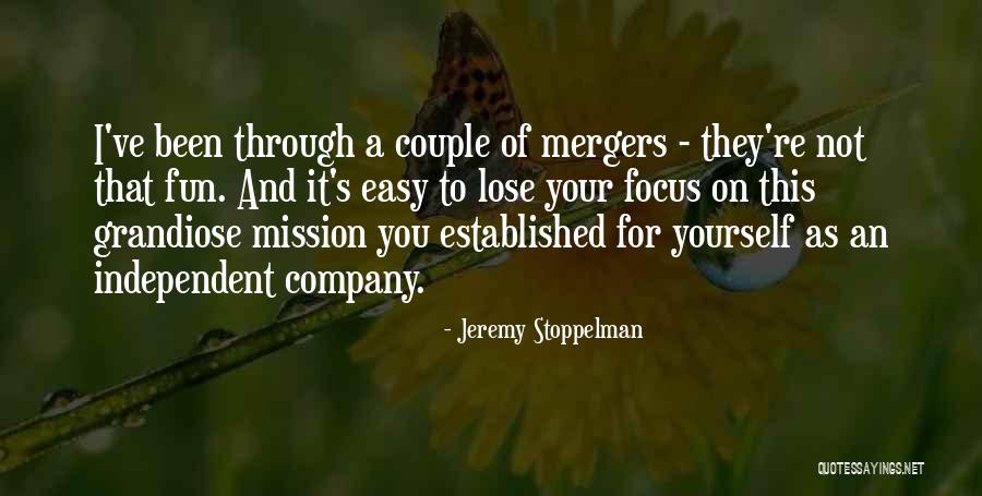 Mergers Quotes By Jeremy Stoppelman