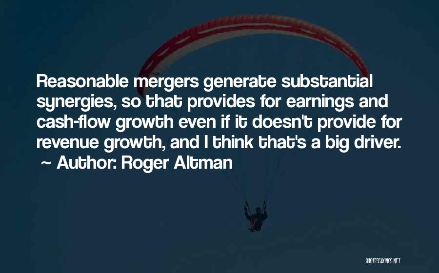 Mergers Quotes By Roger Altman