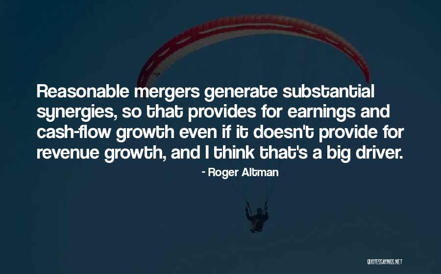 Mergers Quotes By Roger Altman