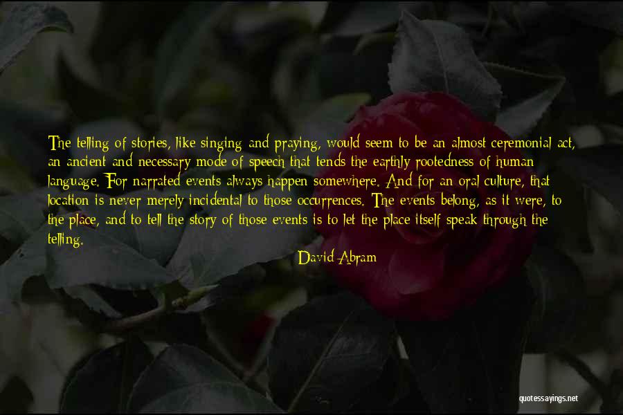 Mergulhar Com Quotes By David Abram Mergulhar Com Quotes By David Abram
