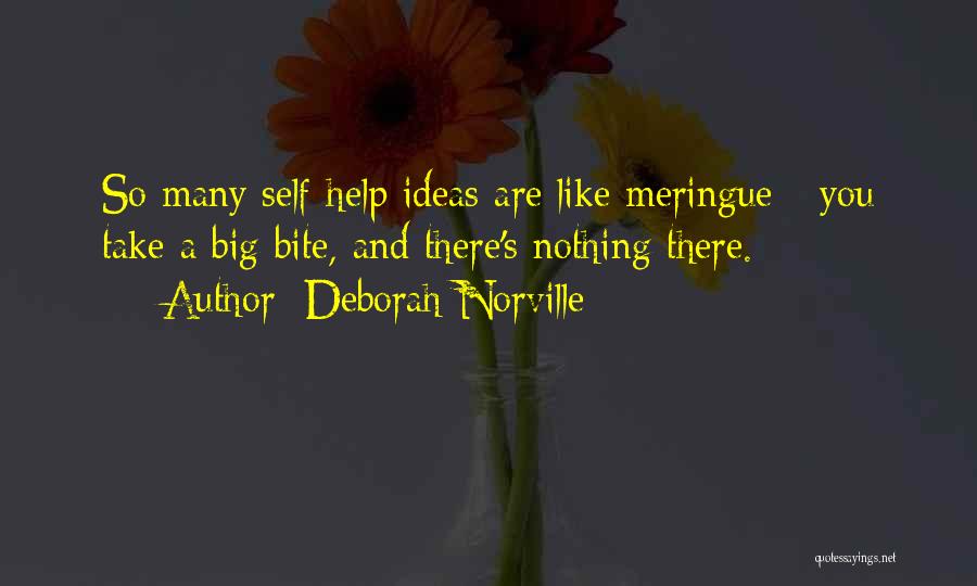 Meringue Quotes By Deborah Norville