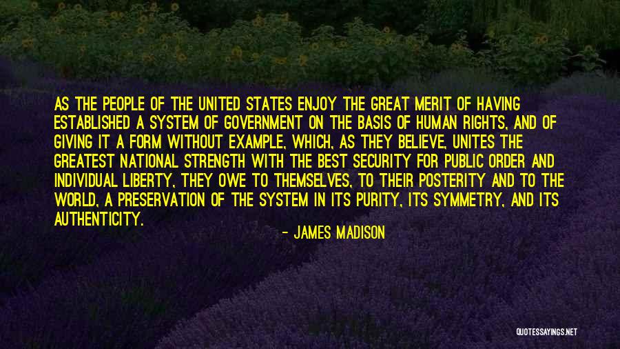Merit System Quotes By James Madison Merit System Quotes By James Madison