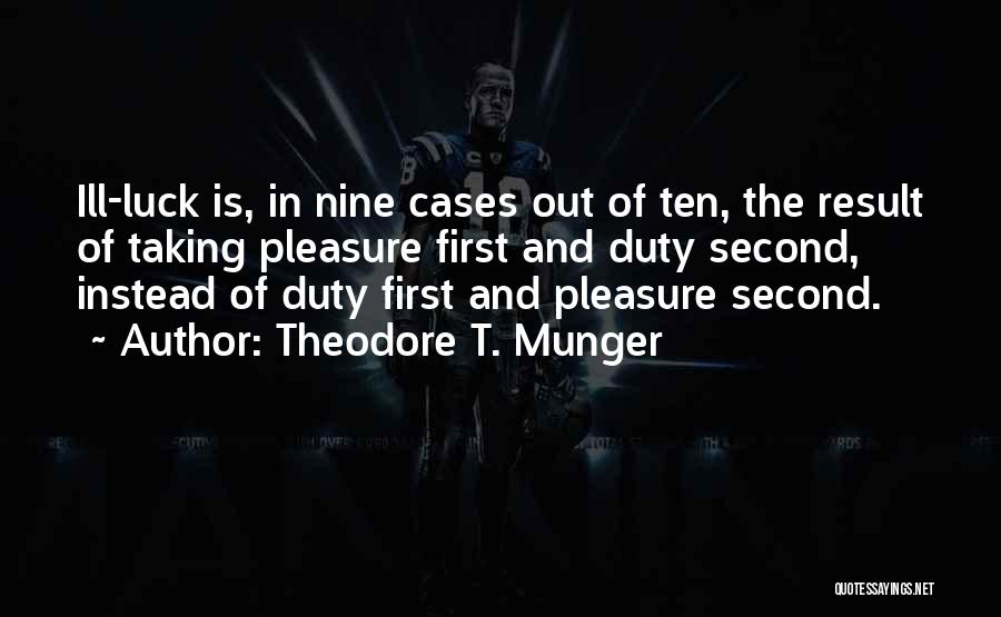 Merlin The Disir Quotes By Theodore T. Munger