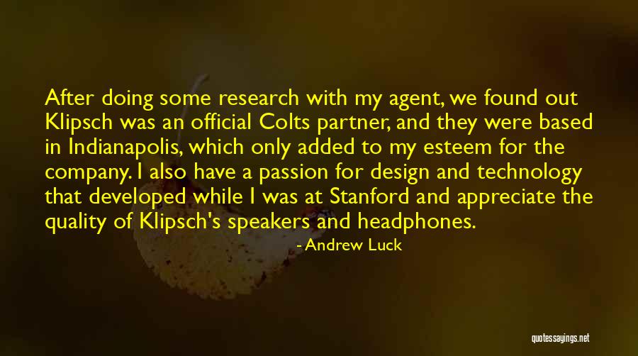 Merrideth Hawk Quotes By Andrew Luck Merrideth Hawk Quotes By Andrew Luck