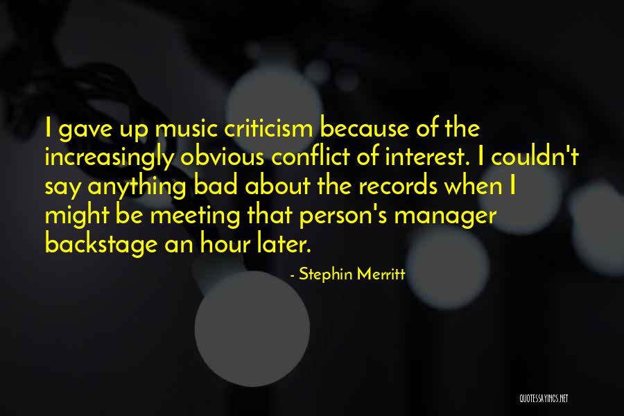 Merritt Quotes By Stephin Merritt Merritt Quotes By Stephin Merritt