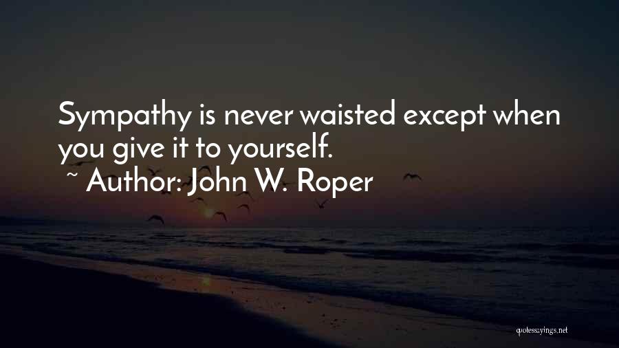 Merryweather Security Quotes By John W. Roper