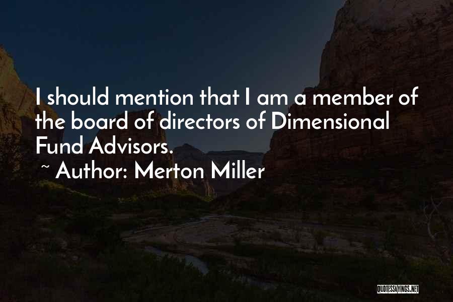 Merton Miller Quotes 1717952