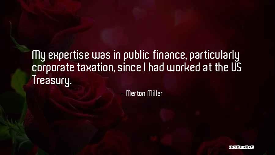 Merton Miller Quotes 2140516