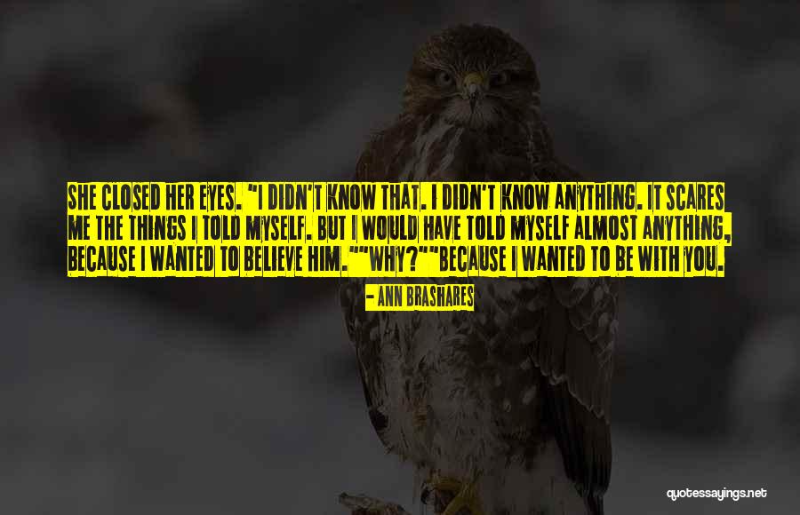 Merzenich Angela Quotes By Ann Brashares Merzenich Angela Quotes By Ann Brashares