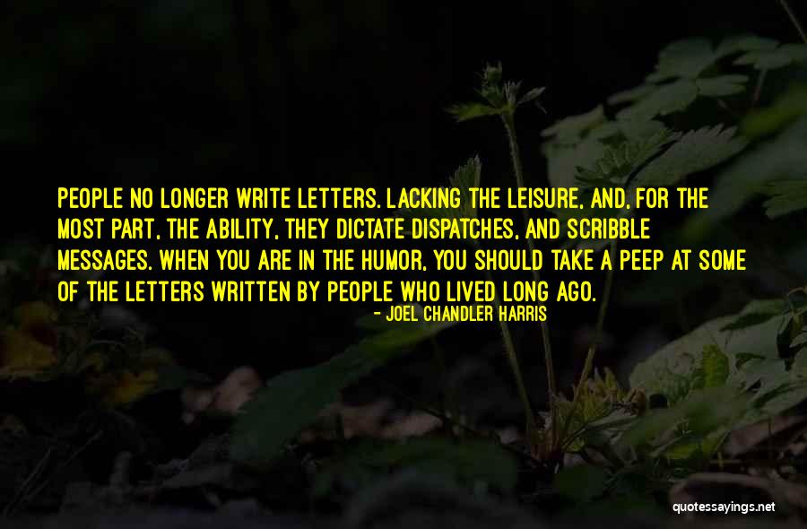 Mesers Dz Quotes By Joel Chandler Harris Mesers Dz Quotes By Joel Chandler Harris