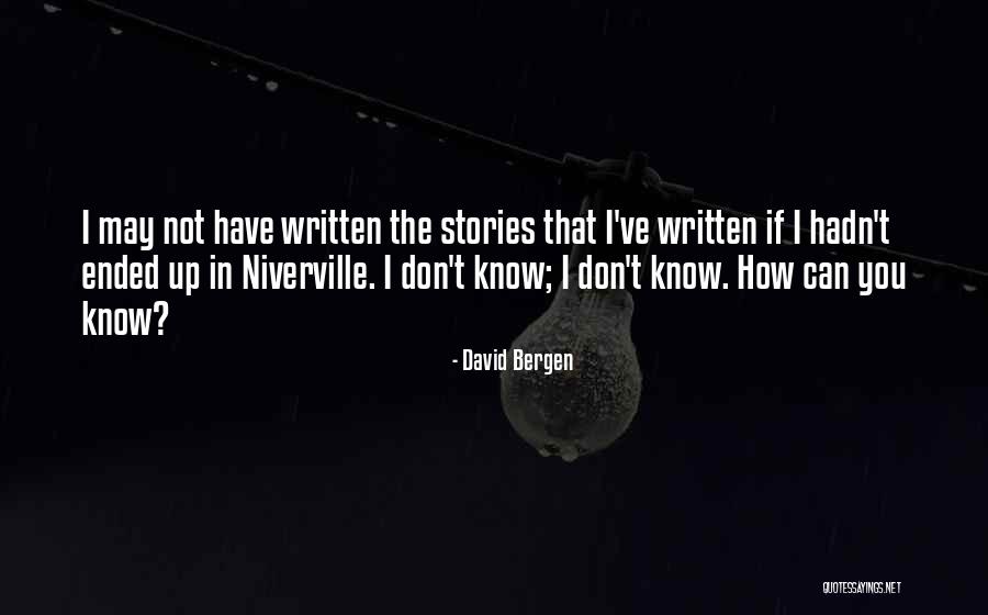 Meslekler Listesi Quotes By David Bergen Meslekler Listesi Quotes By David Bergen