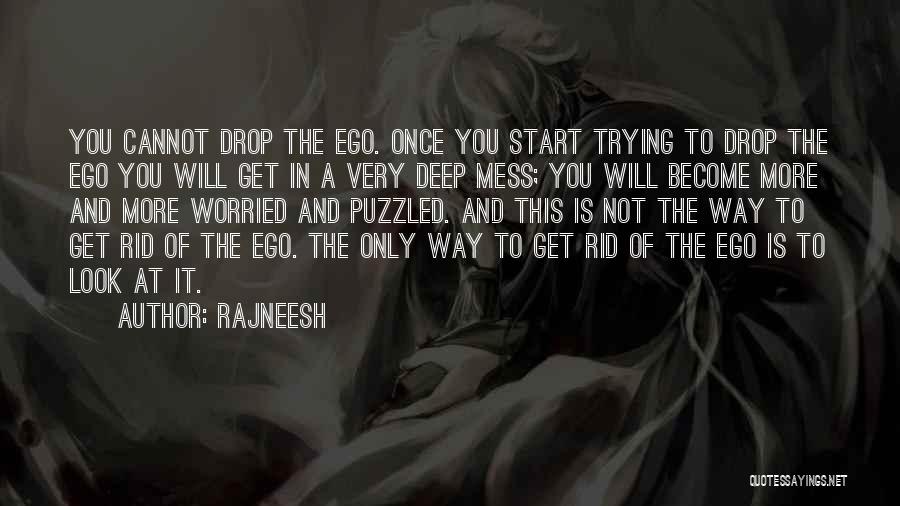 Mess With Me Once Quotes By Rajneesh