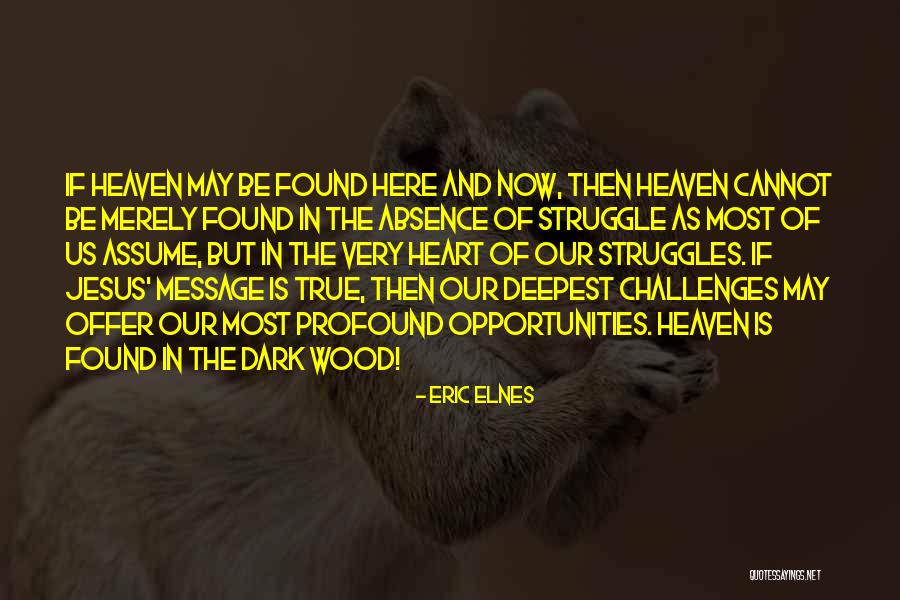 Message Heart Quotes By Eric Elnes