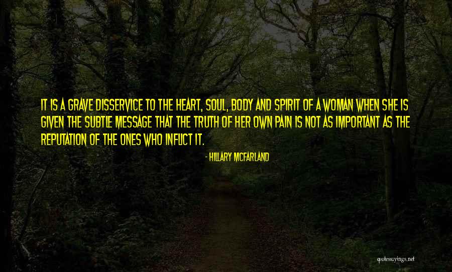 Message Heart Quotes By Hillary McFarland