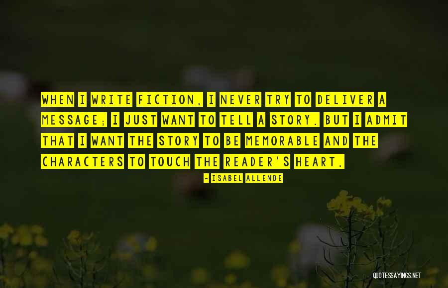 Message Heart Quotes By Isabel Allende