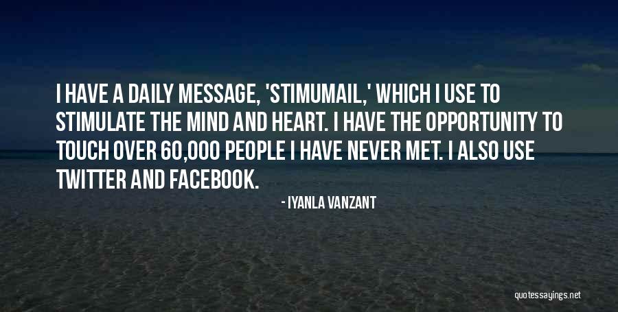 Message Heart Quotes By Iyanla Vanzant