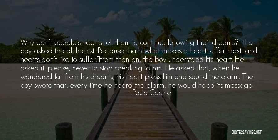 Message Heart Quotes By Paulo Coelho