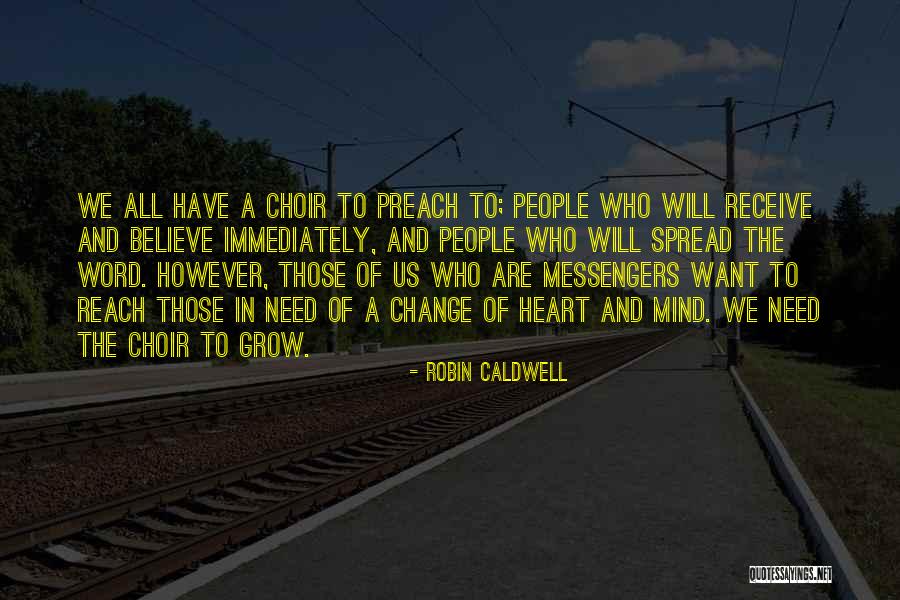 Message Heart Quotes By Robin Caldwell