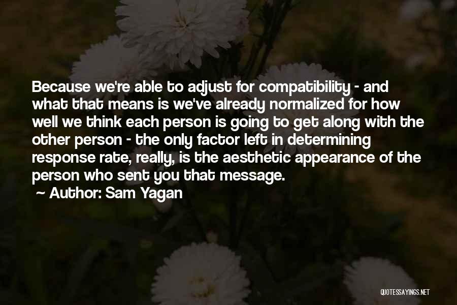 Message Sent Quotes By Sam Yagan