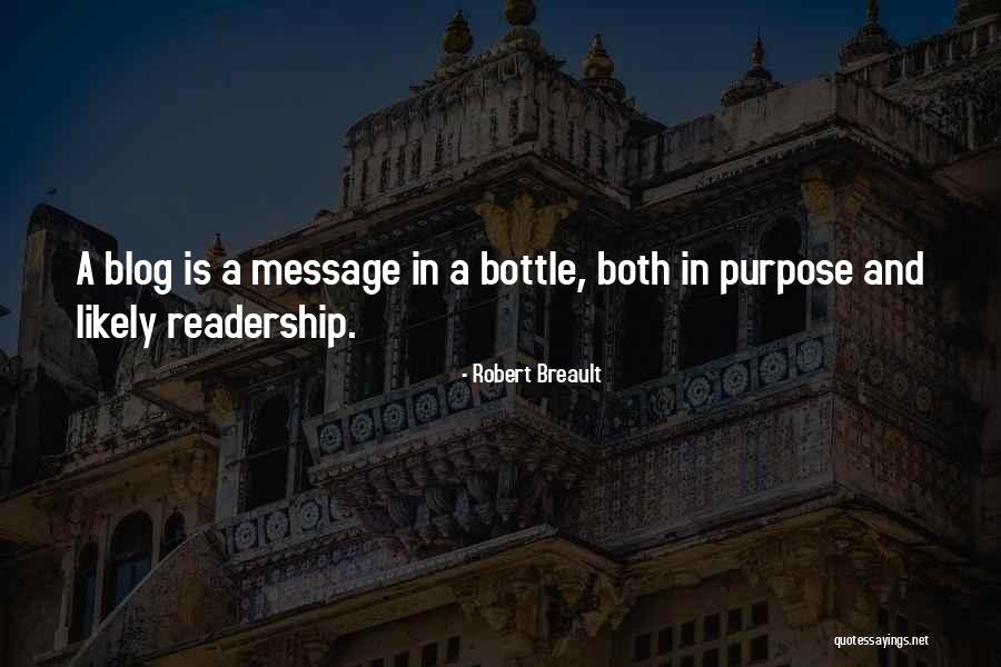 Messages In A Bottle Quotes By Robert Breault