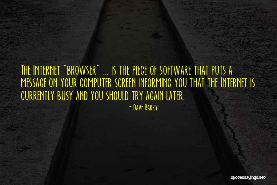 Messages Software Quotes By Dave Barry Messages Software Quotes By Dave Barry