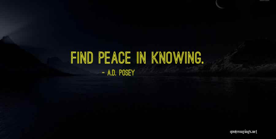 Messily Sentence Quotes By A.D. Posey