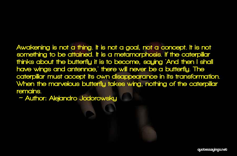 Metamorphosis Butterfly Quotes By Alejandro Jodorowsky