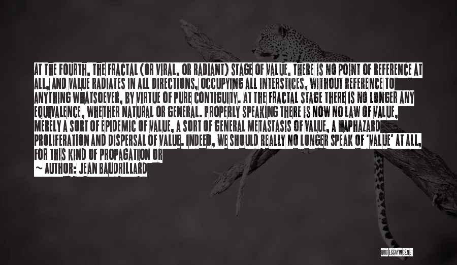 Metastasis Quotes By Jean Baudrillard