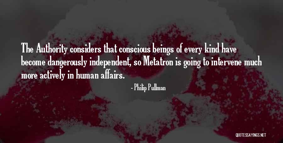 Metatron Quotes By Philip Pullman