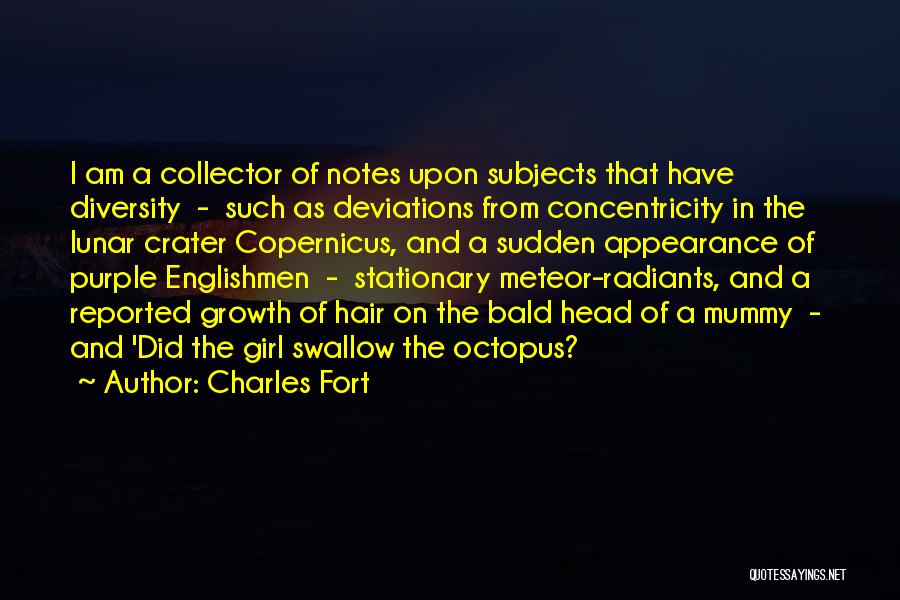 Meteor Crater Quotes By Charles Fort