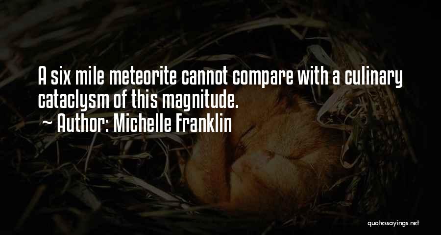Meteorite Quotes By Michelle Franklin