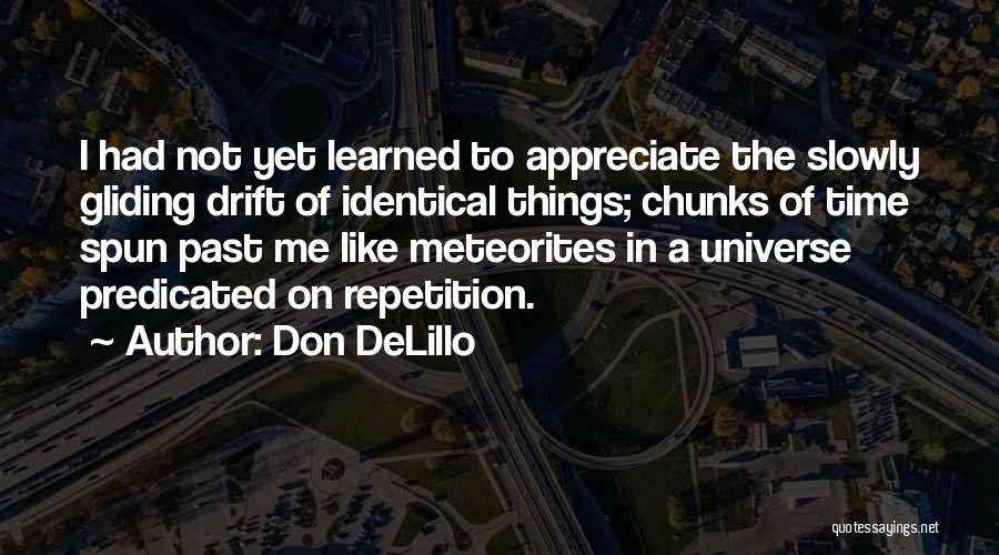 Meteorites Quotes By Don DeLillo