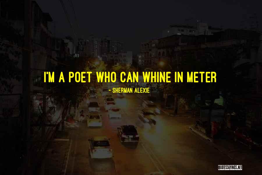 Meter Meter Quotes By Sherman Alexie Meter Meter Quotes By Sherman Alexie