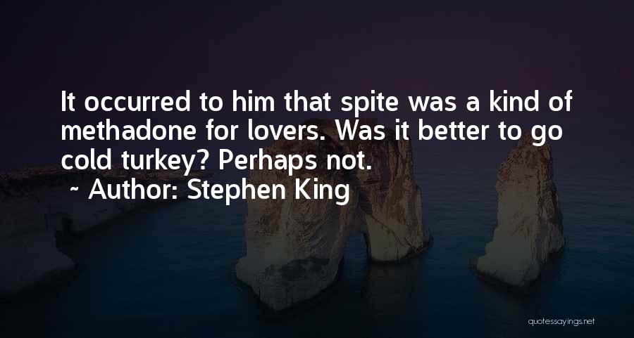 Methadone Quotes By Stephen King