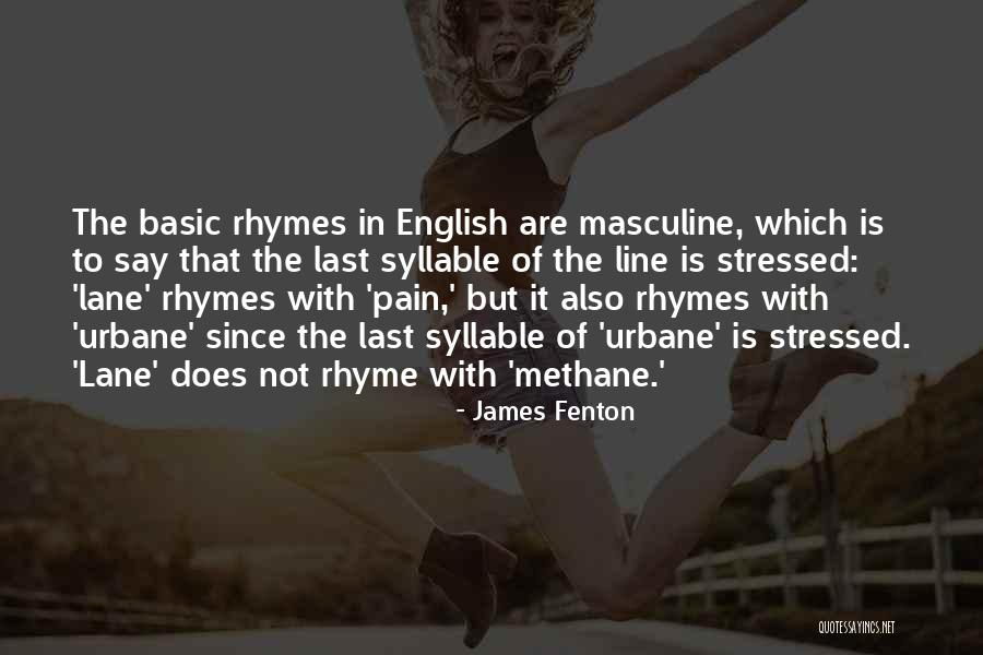 Methane Quotes By James Fenton