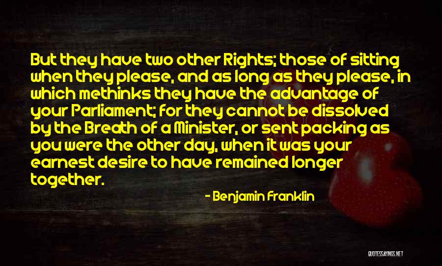 Methinks Quotes By Benjamin Franklin