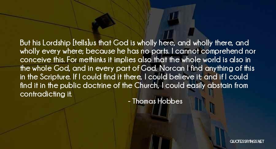 Methinks Quotes By Thomas Hobbes