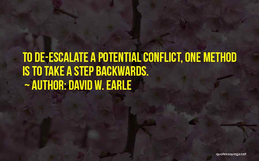 Method Quotes By David W. Earle