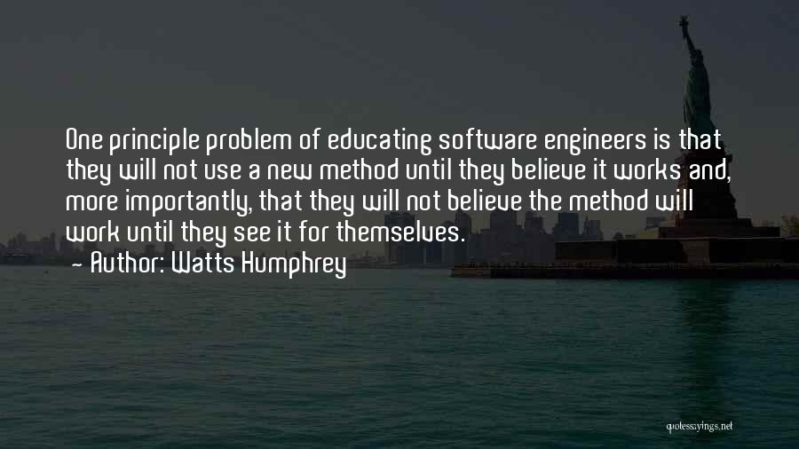 Method Quotes By Watts Humphrey