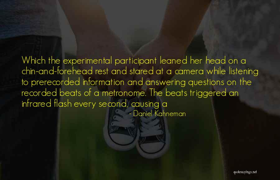 Metronome One Quotes By Daniel Kahneman Metronome One Quotes By Daniel Kahneman