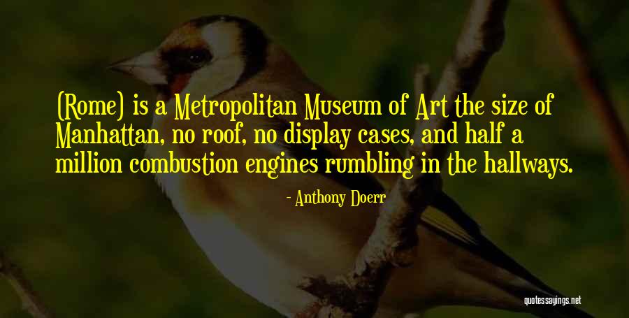 Metropolitan Museum Quotes By Anthony Doerr