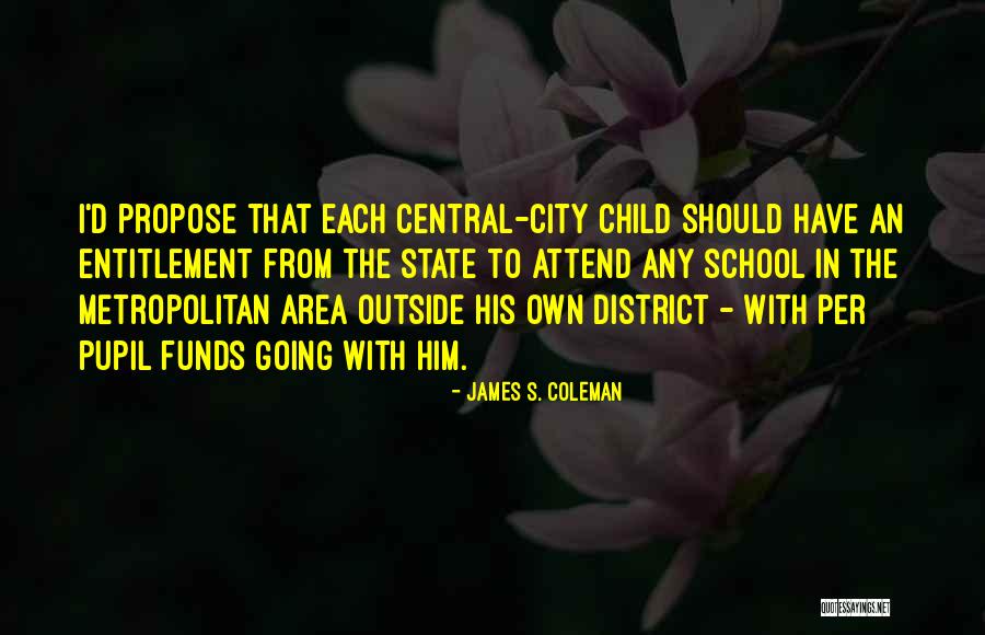 Metropolitan Quotes By James S. Coleman