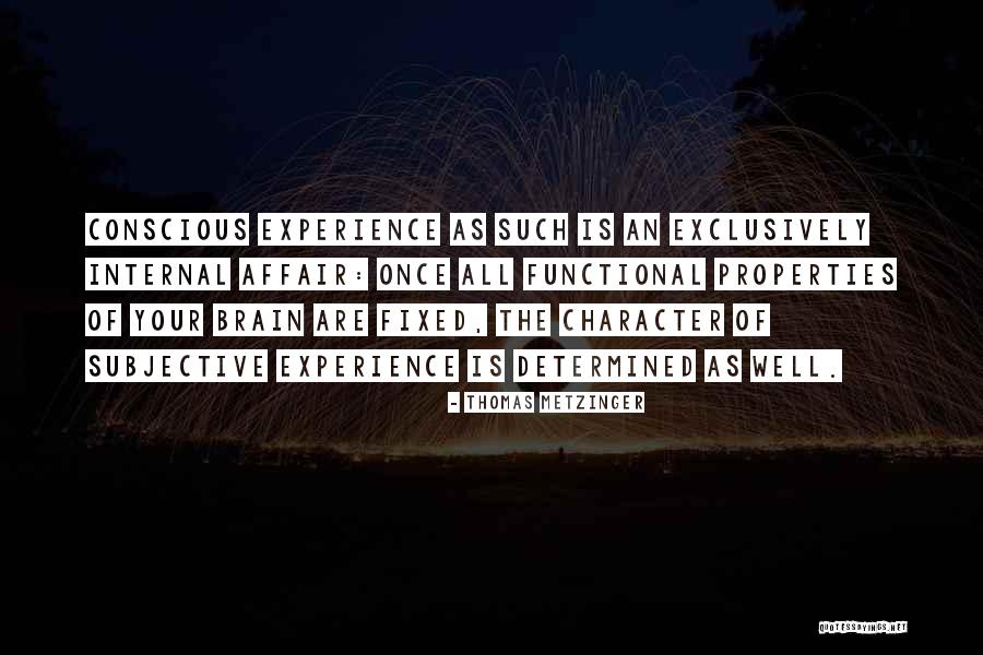 Metzinger Thomas Quotes By Thomas Metzinger Metzinger Thomas Quotes By Thomas Metzinger