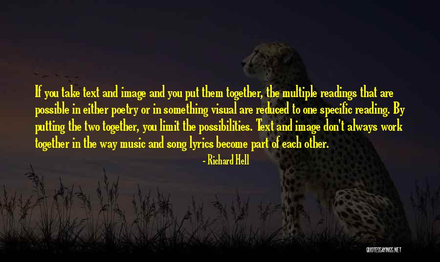 Meurice Garment Quotes By Richard Hell Meurice Garment Quotes By Richard Hell