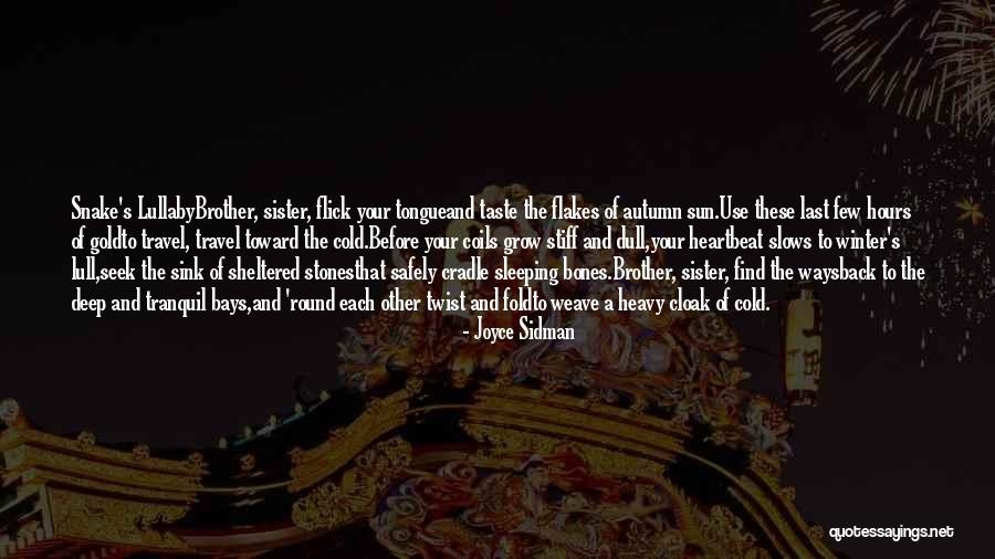 Mevoy De La Quotes By Joyce Sidman Mevoy De La Quotes By Joyce Sidman
